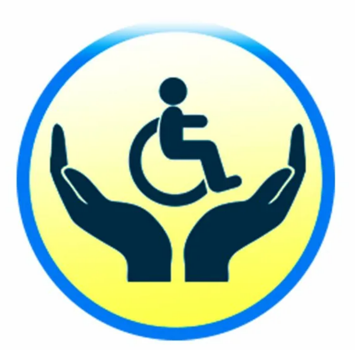 Общества помощи инвалидам. Социальная поддержка инвалидов. Эмблема инвалидов. Реабилитация эмблема. Помощь инвалидам логотип.